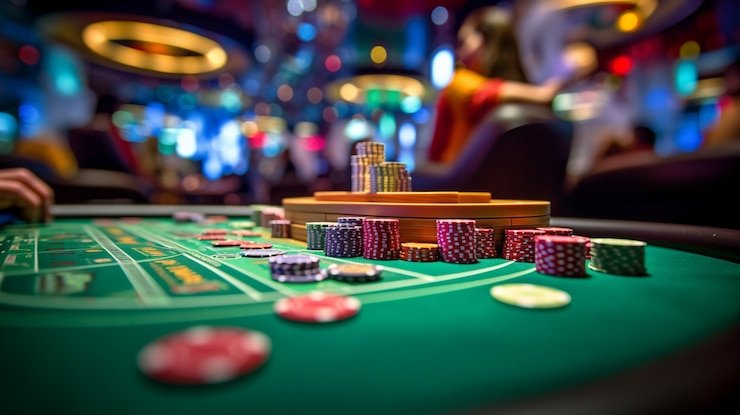 Tampilan meja Baccarat di apk tt789 dengan area taruhan Pemain, Bankir, dan Seri yang jelas